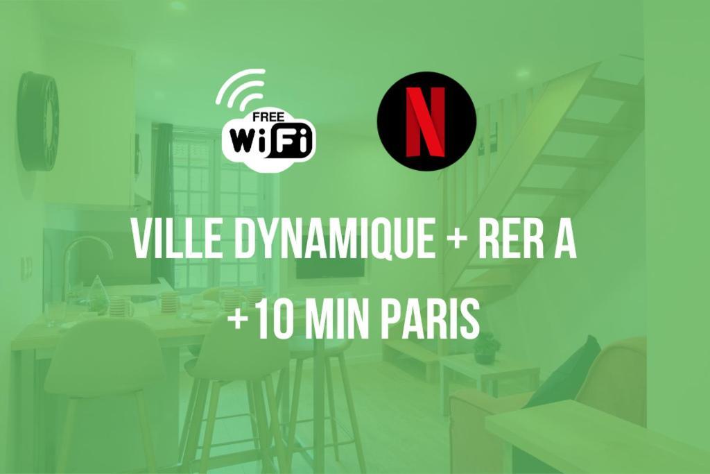 Apartament Brut De Pomme - Self Checkin Automatique - 10 Min Rer A Champigny-sur-Marne Zewnętrze zdjęcie